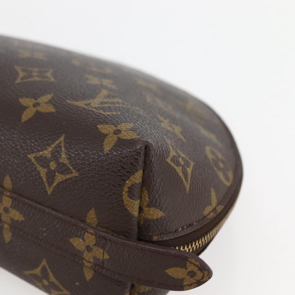 LOUIS VUITTON Monogram Trousse Demi Ronde Cosmetic Pouch M47520 LV Auth 144955 - Picture 7 of 16